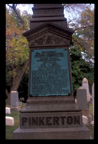 image of haymarket memorial in downtown chicago